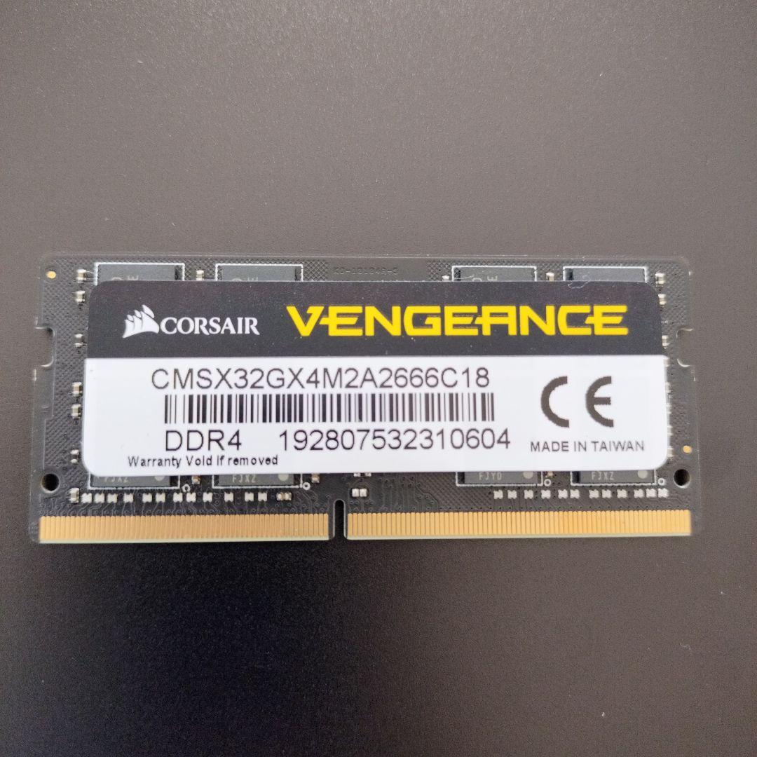 CORSAIR DDR4 2666MHzノート用メモリ