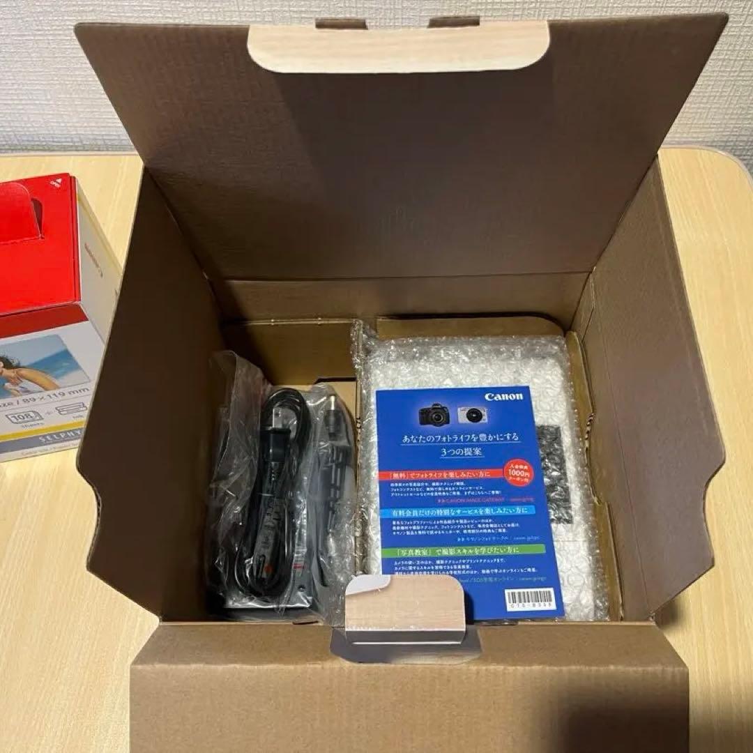 【未使用】Canon SELPHY CP1300 本体 + 用紙108枚,インク