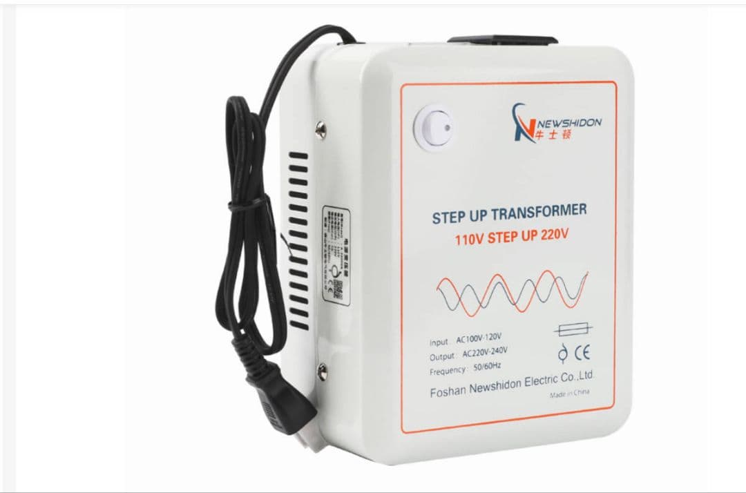 アップトランス 昇圧器 100Vから200v　1200W ミシンサーボモーター