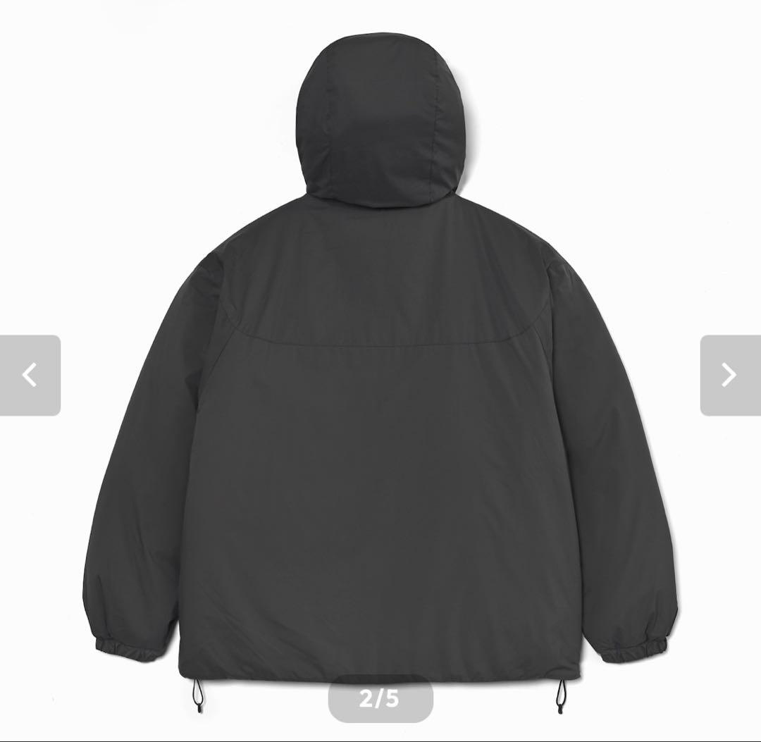 ENNOYとスタイリスト私物 PADDED NYLON HOODIE(GRAY)