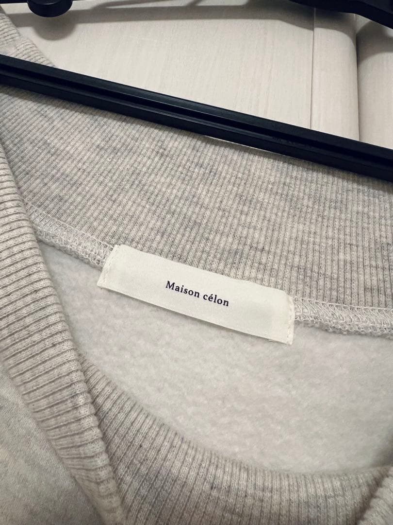 maison celon オフショルダースウェット アイボリー　メゾンセロン