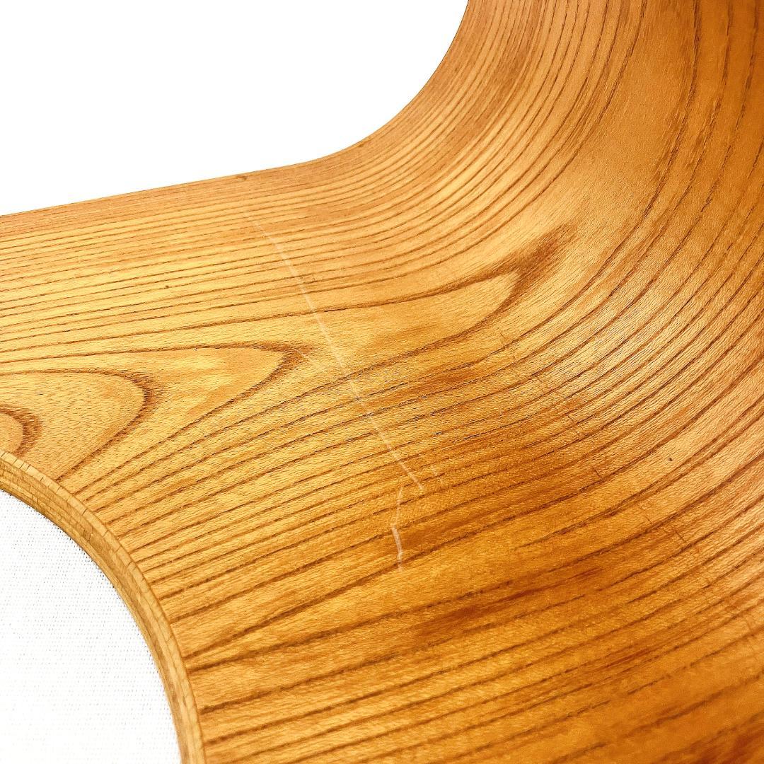 Tendo 天童木工 座椅子 2脚セット 藤森健次 曲げ木 ケヤキ板目 曲木⑥