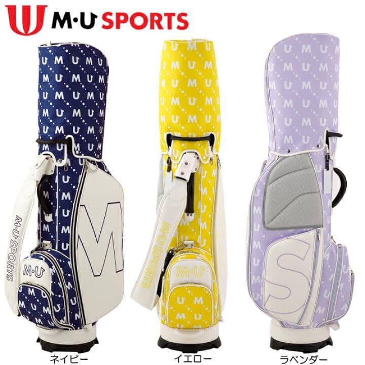 半額以下！　最新モデル　MU SPORTS　ミエコウエサコ　キャディバッグ　撥水