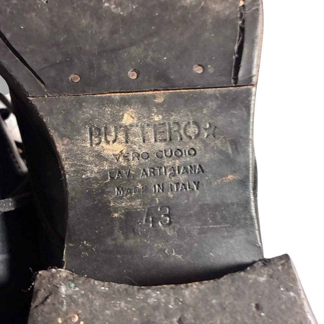 靴 00s BUTTERO real leather laceupboots 43