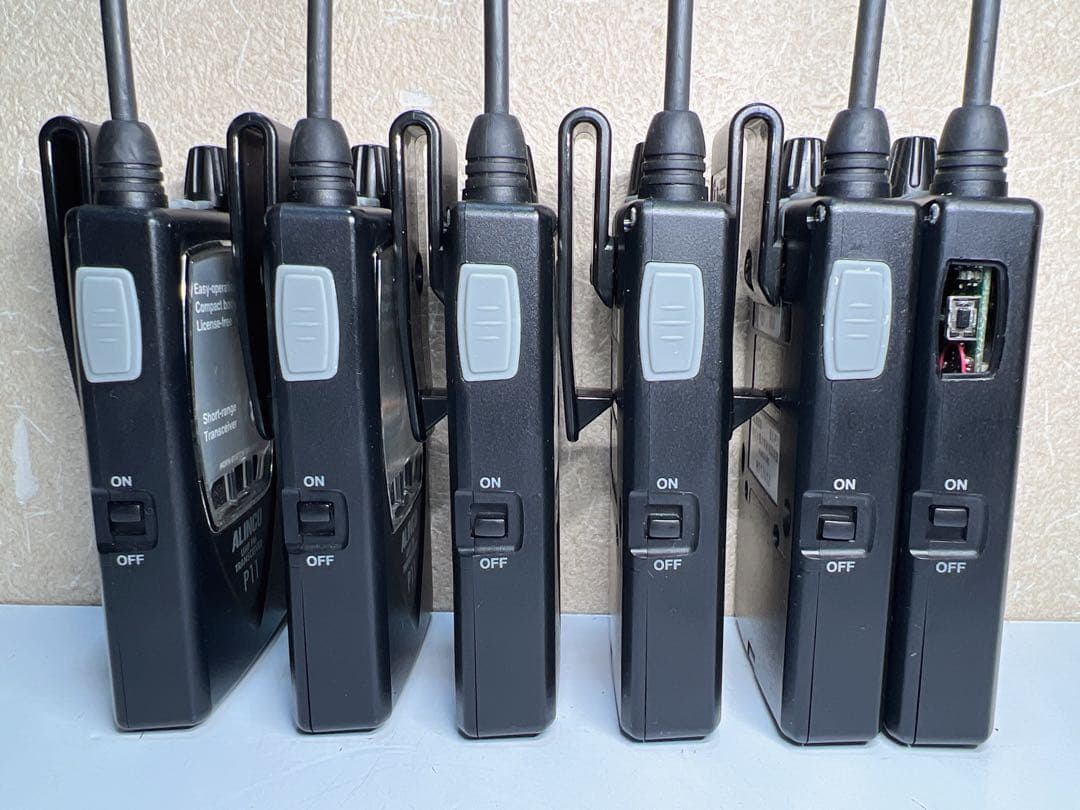 ALINCO DJ-P11 6台セット　中古品