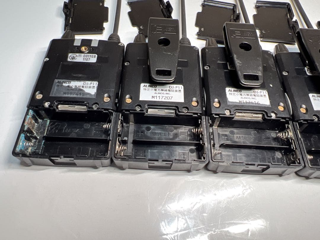 ALINCO DJ-P11 6台セット　中古品