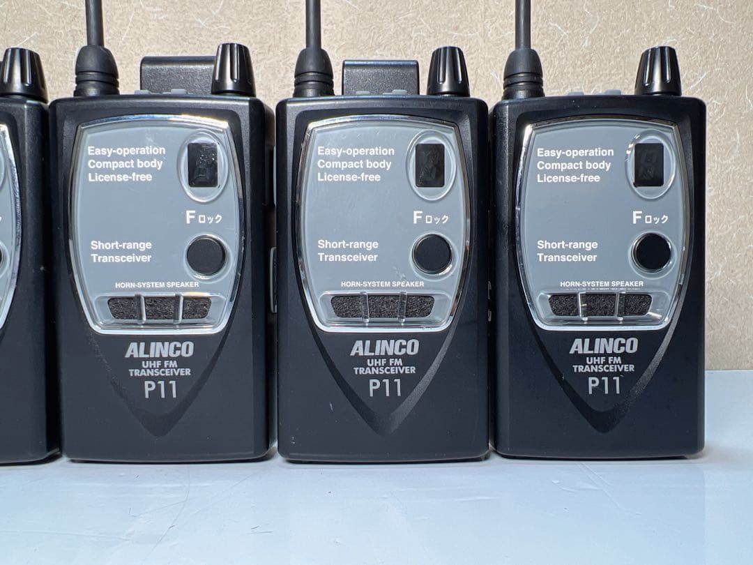 ALINCO DJ-P11 6台セット　中古品