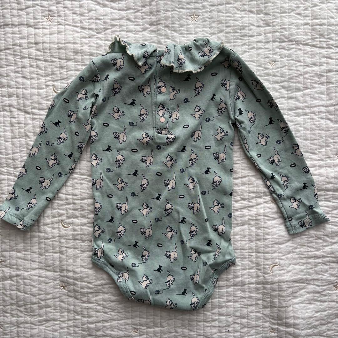 ロンパース・カバーオール Misha&Puff Sage Cat&Mouse 12-18m
