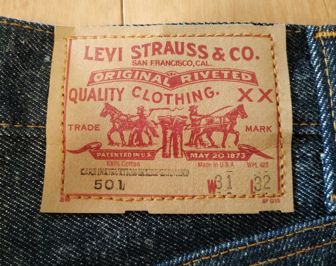 Levi's 501 80s W31 デッドストック リーバイス