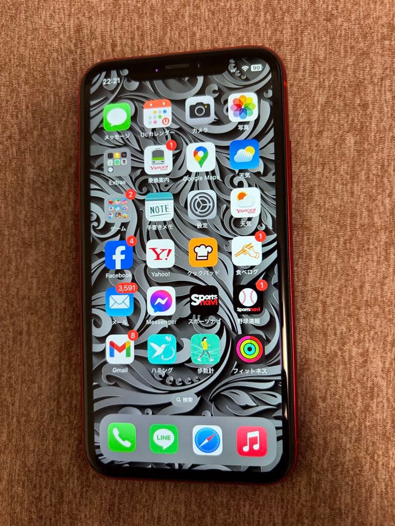 【美品】iPhone XR 128GB SIM フリー バッテリー80%