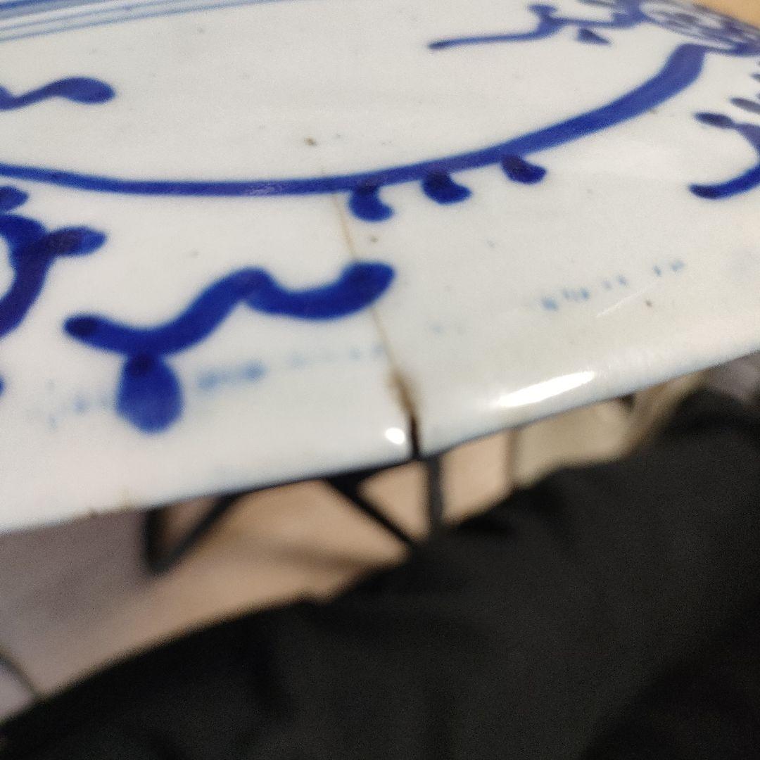 古伊万里一尺二寸の大皿(江戸時代後期物)