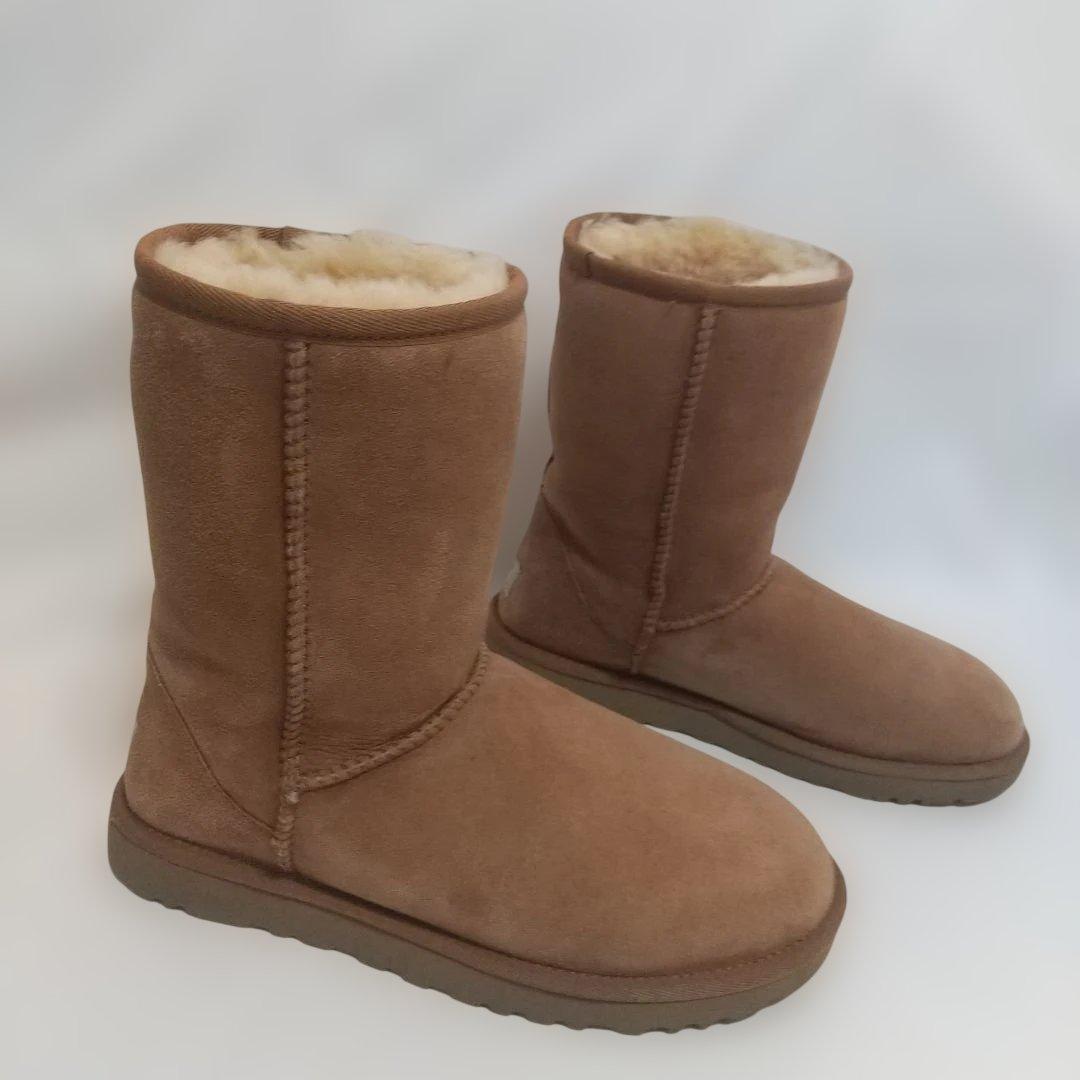 美品 UGG ムートンブーツ 24cm ブラウン