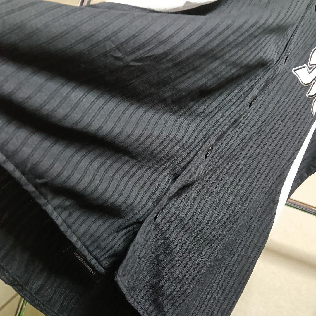 ⭐千葉ロッテ レジェンド・黒木知宏選手 プリントユニフォーム（ビジター／M）⭐