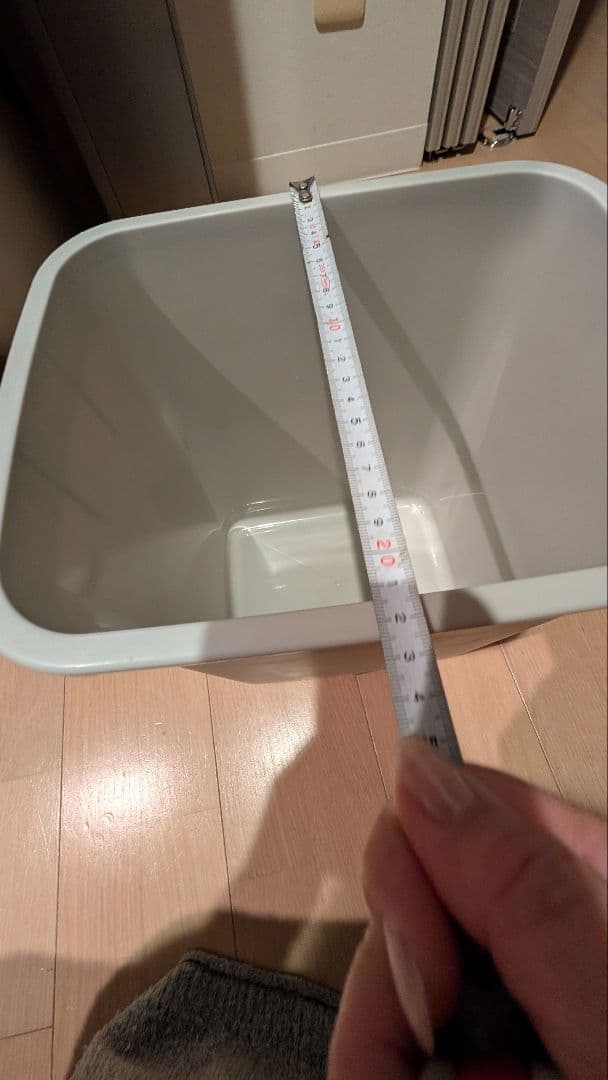 ダストボックス３段（３分別ゴミ箱）幅約34cm奥行約24.5cm高さ約127cm