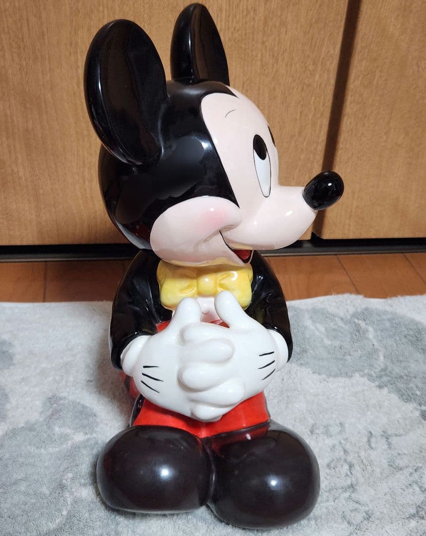 ディズニーランド ミッキー ミニー 陶器 置物 ヴィンテージ レア 当時物