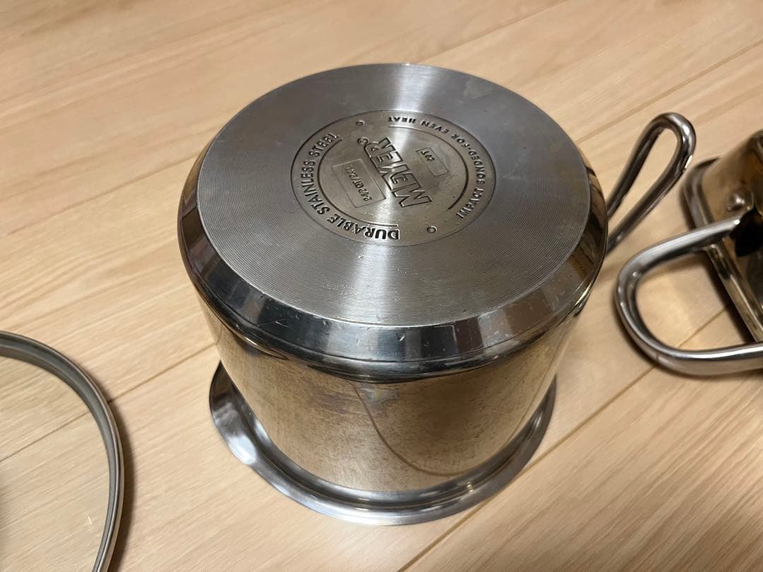 マイヤー調理器具マキシム　セット売りフライパン・鍋・ポット・グリルパン4点セット