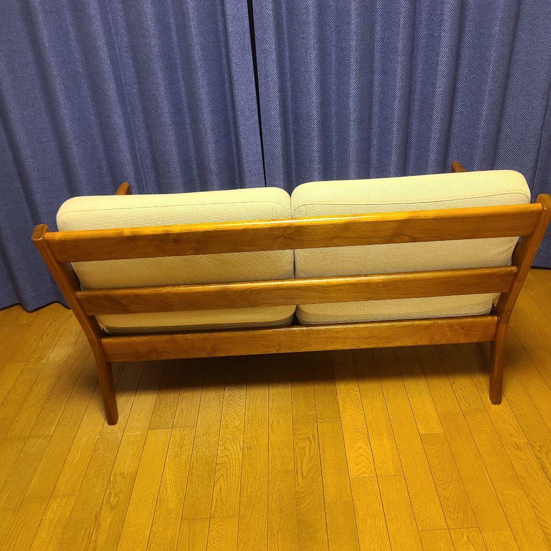 【引き取り優先】起立木工 ノルディ 2人掛けソファ IDC大塚家具 北欧