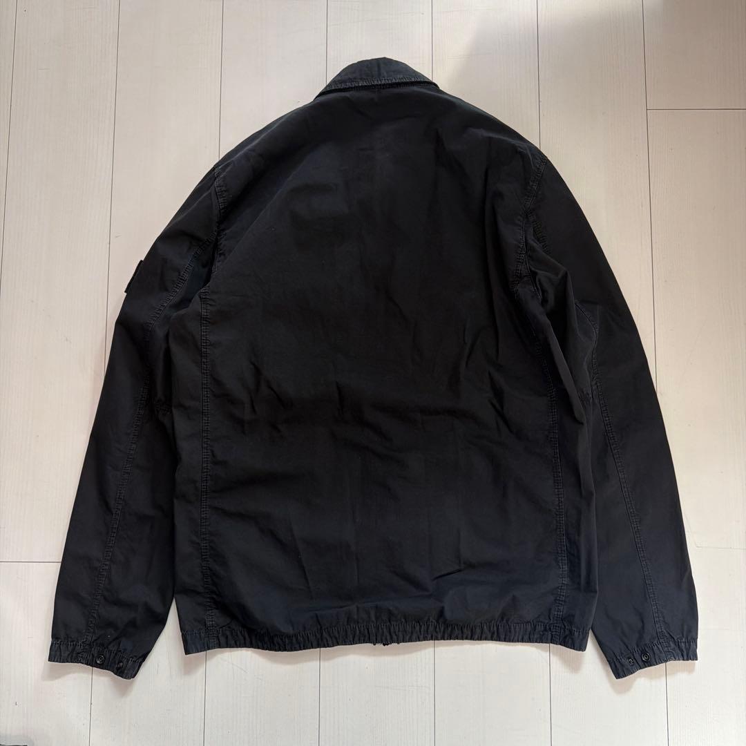 早い者勝ち！Stone  L ブラックガーメントダイシャツジャケット