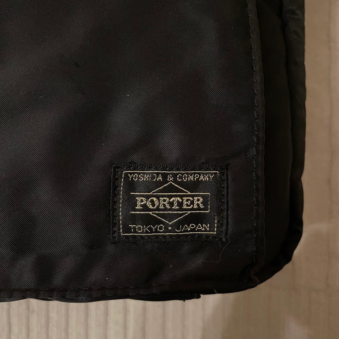 【美品✨】PORTER ポーター タンカー 2層 ショルダーバッグ ブラックXL