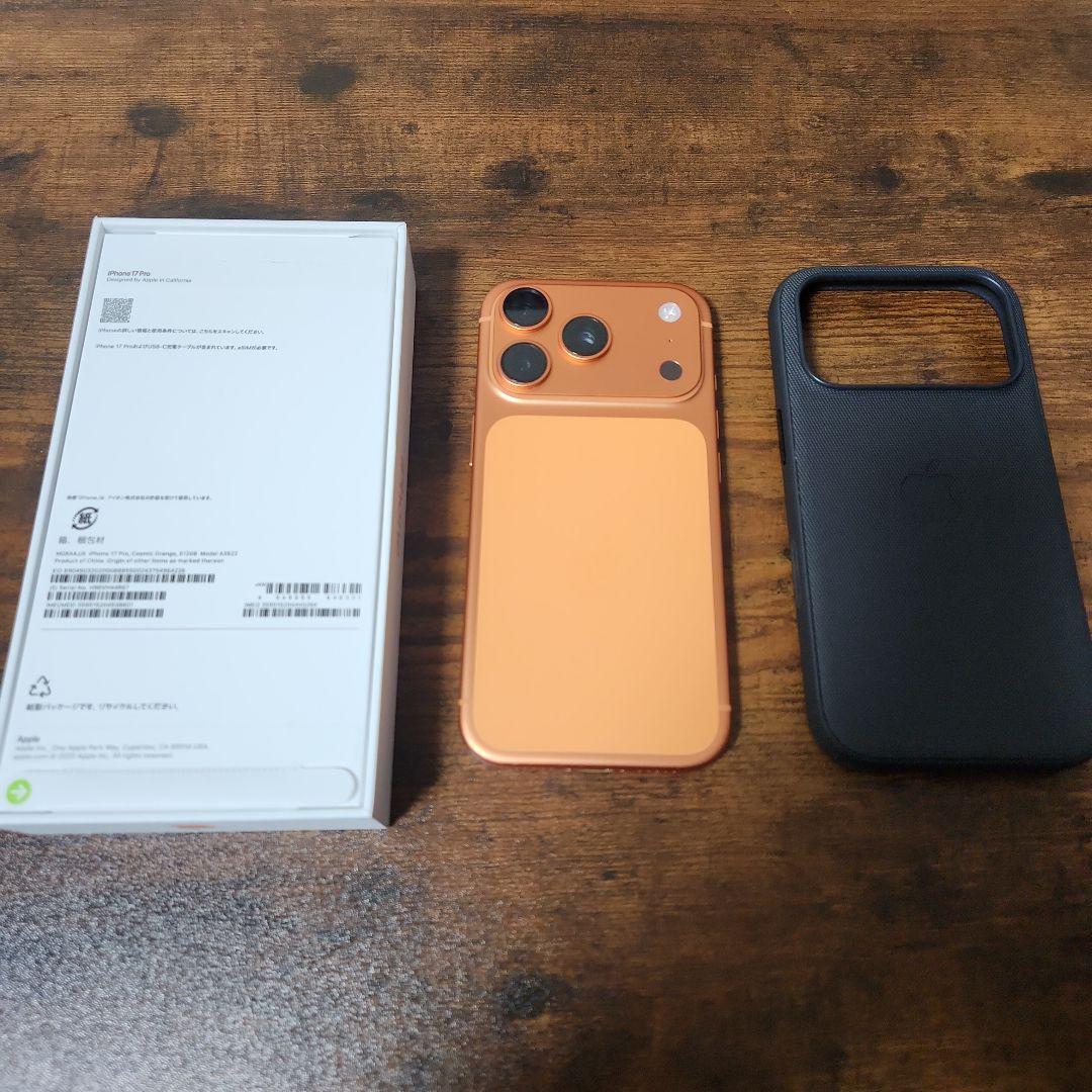 iPhone17Pro512GB　全て一括払い済み　AppleCare加入済み
