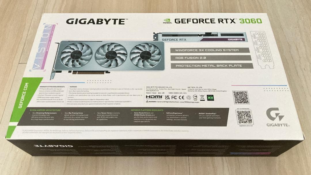 【新品未開封】GIGABYTE NVIDIA GeForce RTX3060