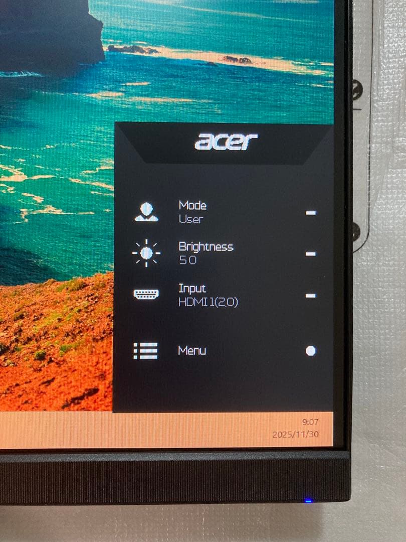 acer ゲーミングモニター NITRO XV240Y