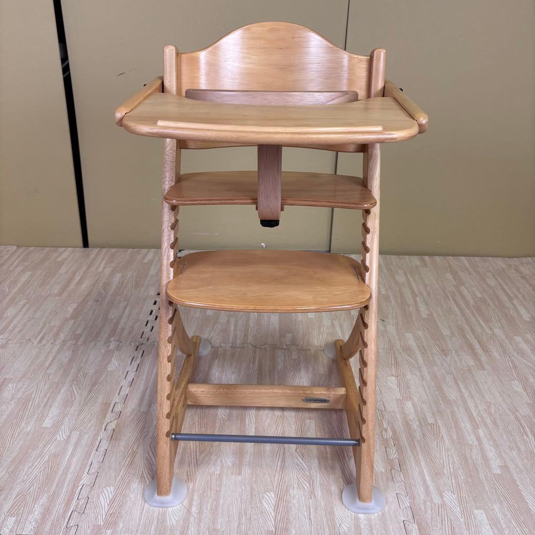 除菌清掃済　☆美品☆　大和屋　すくすくスリムフィットチェア　テーブル＆ガード付