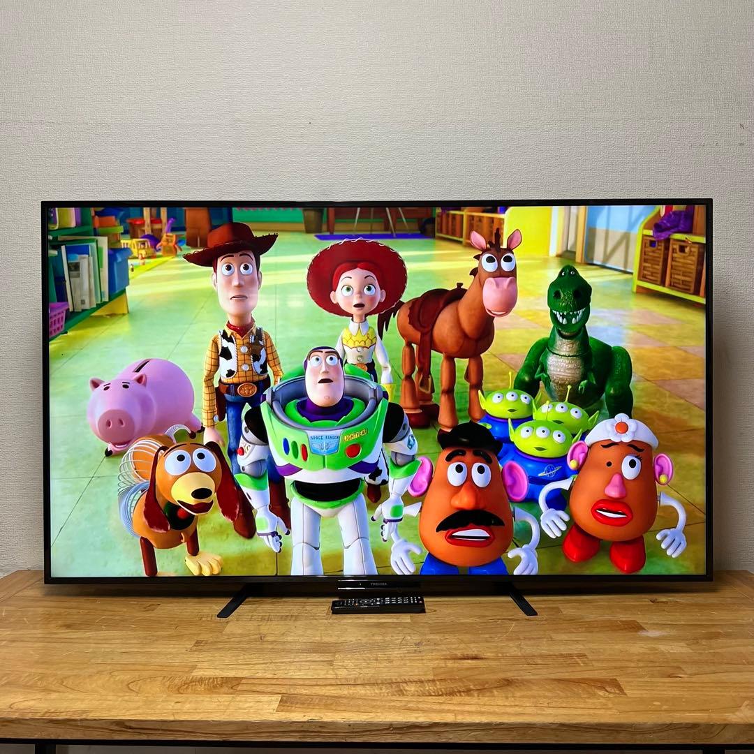東芝 65V型 4K液晶テレビ 65HL210X REGZA 外付けHDD録画○