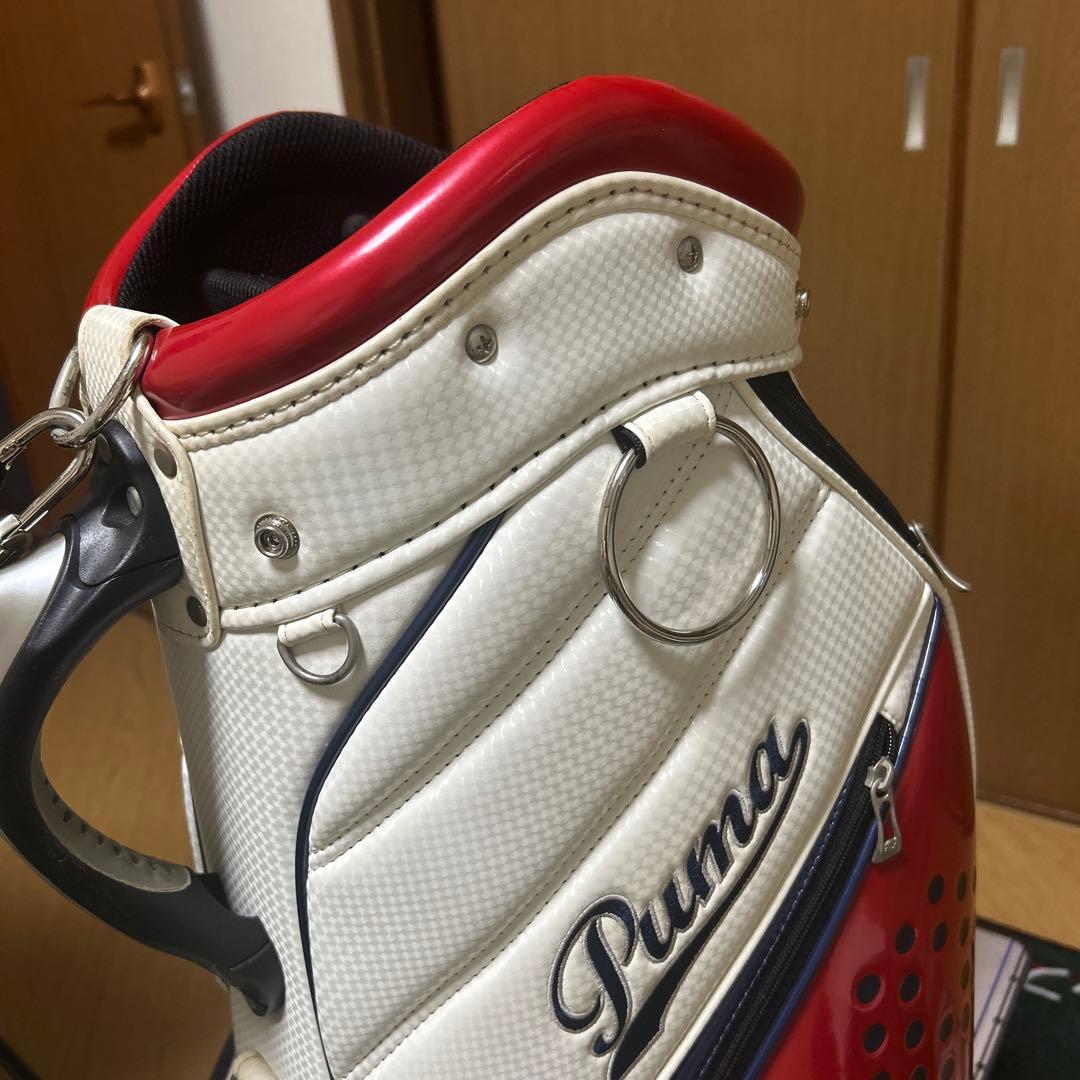Puma キャディバッグ 赤 白