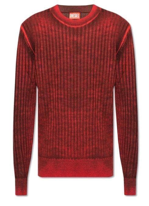 DIESEL 23AW 美品希少OURS着用モデル オールオーバープリントニット
