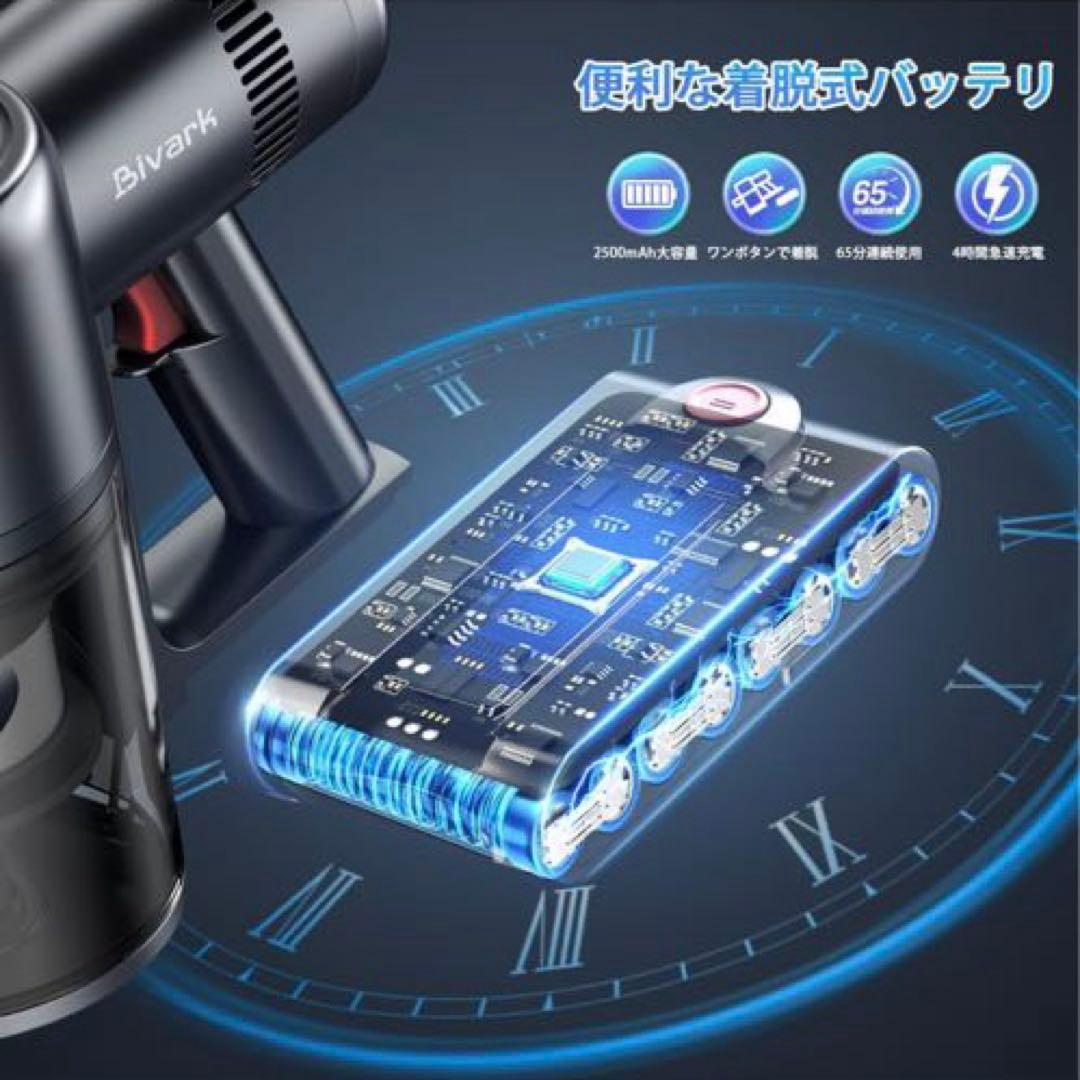 ❤️新品❤️掃除機 コードレス 強力吸引 スティック ハンディ LED液晶