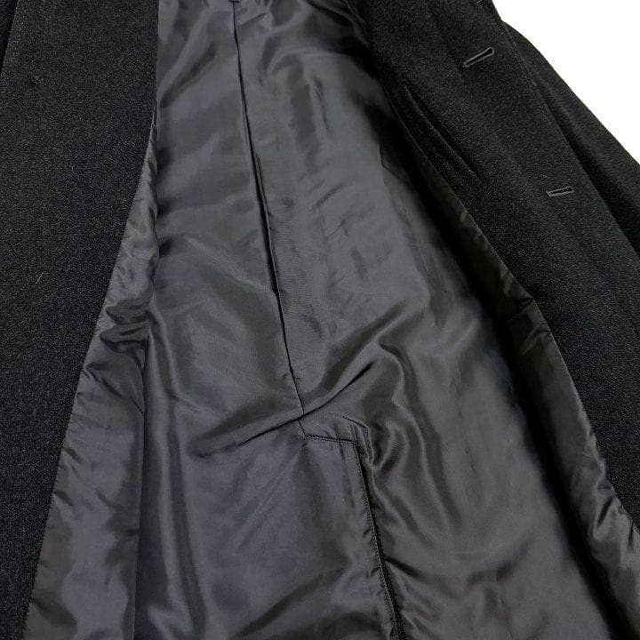 J.PRESS ウールカシミヤ フード付ステンカラーコート フード脱着可 M