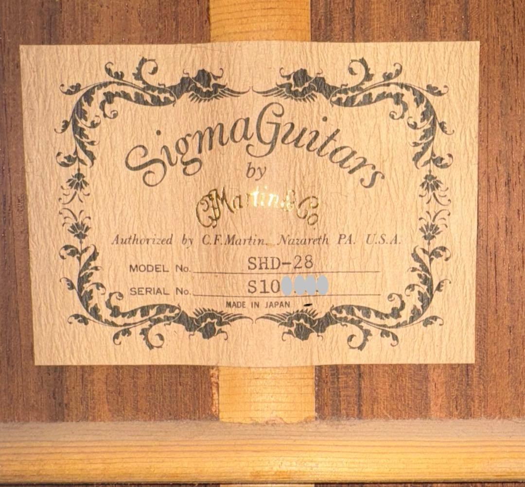 ギター Sigma by Martin SHD-28