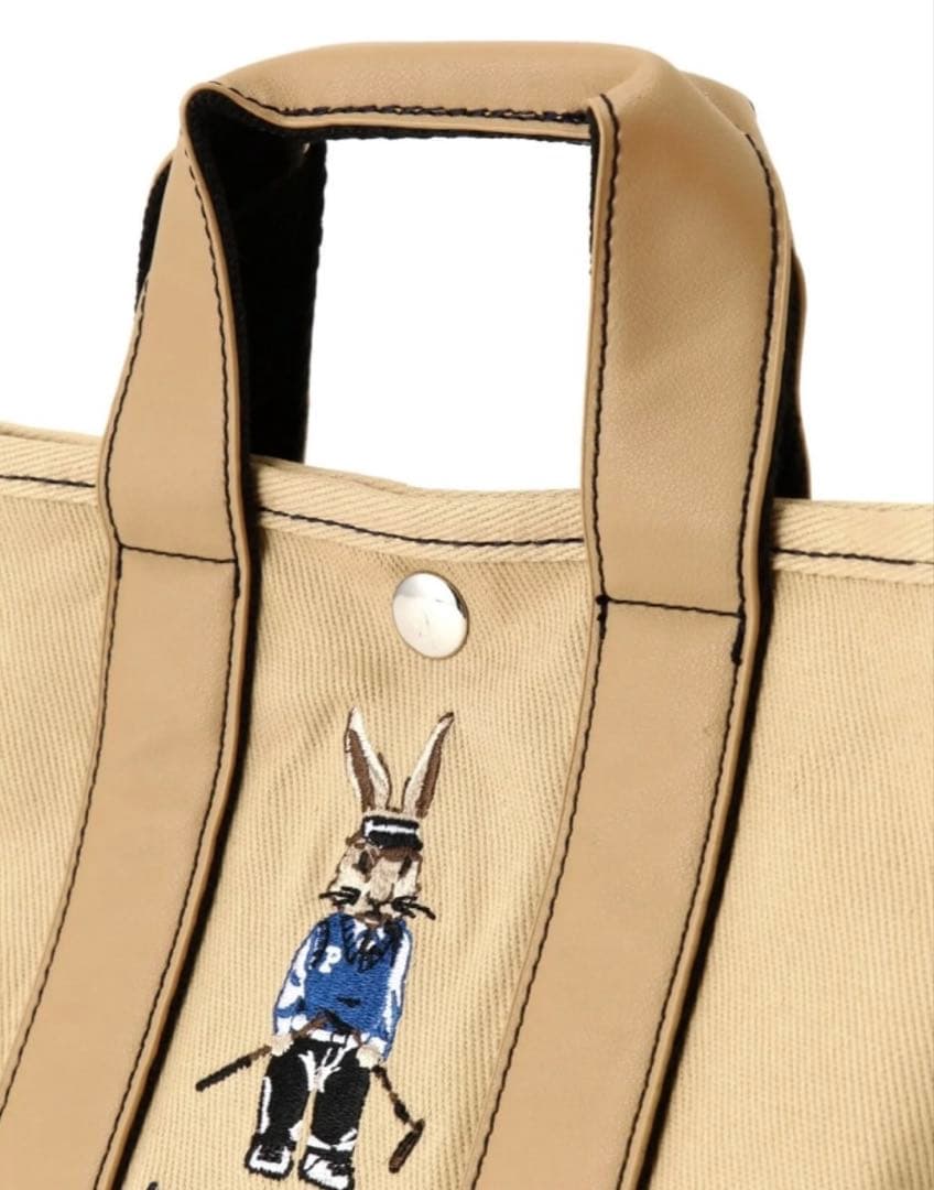 新品 PEARLY GATES カートバッグ ラビットカートBAG ベージュ
