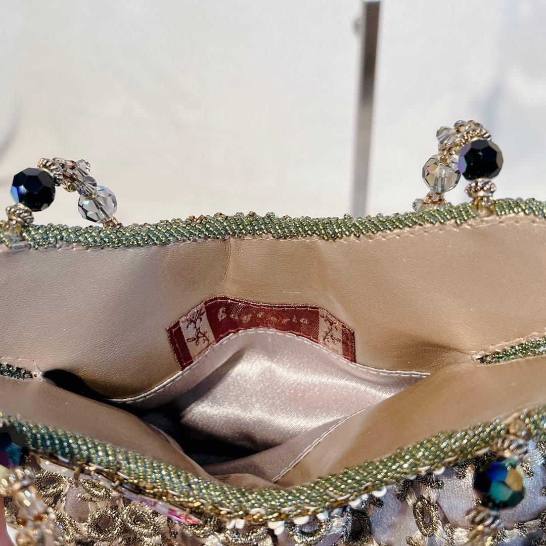 希少 新品タグ付き bagteria バグテリア ビーズ刺繍バッグ Y2K