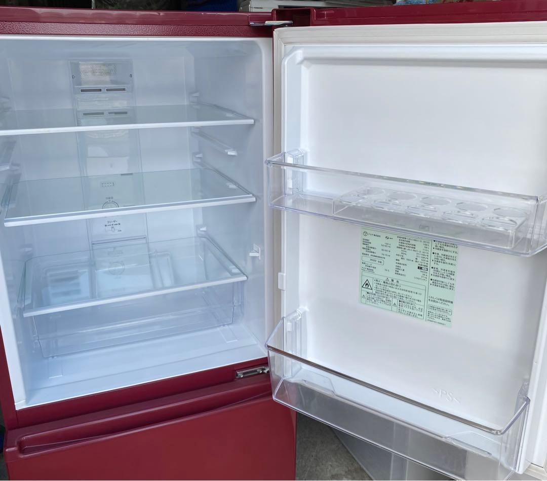 AQUA ノンフロン冷凍冷蔵庫　AQR-17M(R) 2022年製 168L