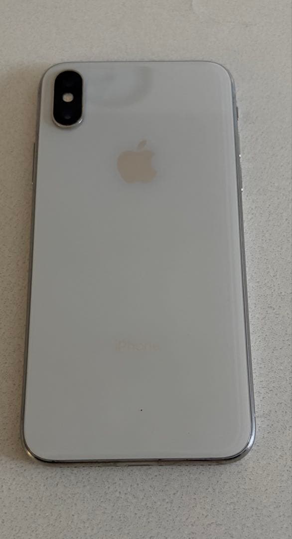 iPhoneX シルバー　スマートフォン 256GB