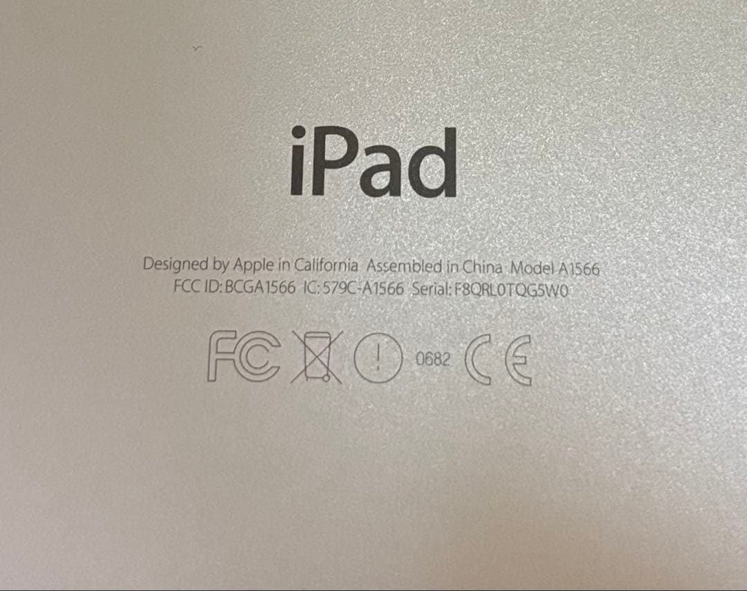 美品　iPad Air2 64GB Wi-Fiモデル ゴールド A1566