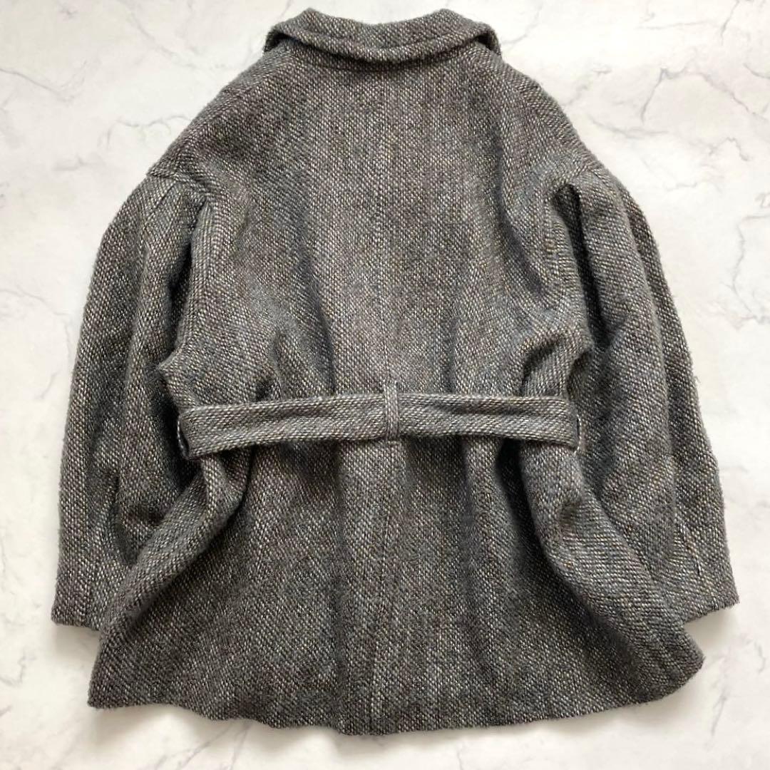 CLANE クラネ　MIX LOOP TWEED BOX COAT ツイード