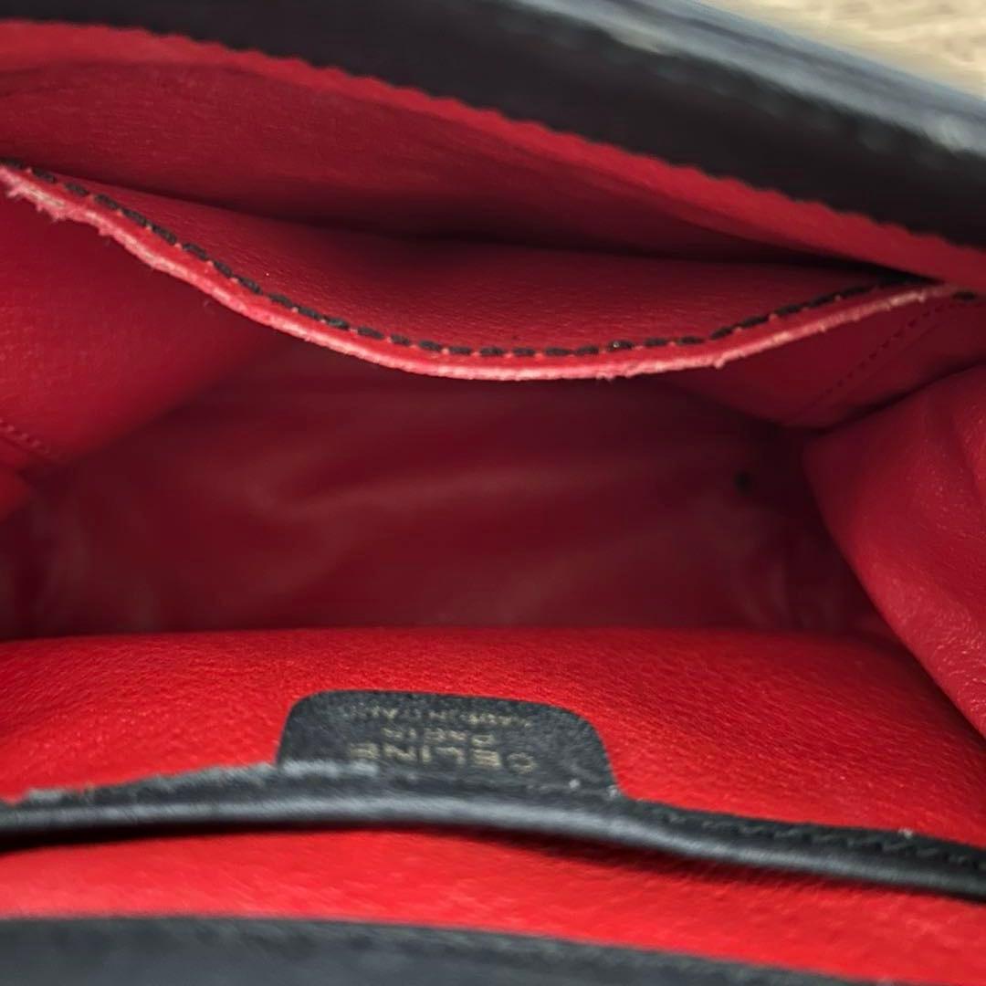 セリーヌ ショルダーバッグ クロスボディ 斜めがけ 黒