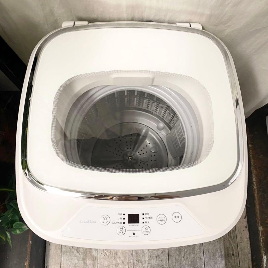 極省スペースや洗いわけにも！小さくても本格的でツカエル！全自動洗濯機3.8kg