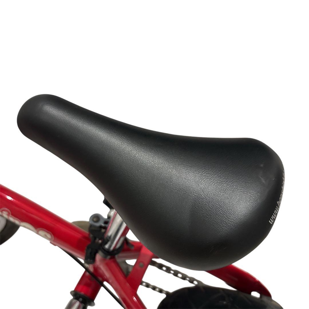 【美品・サビ極少】　へんしんバイク　12インチ レッド スタンド付