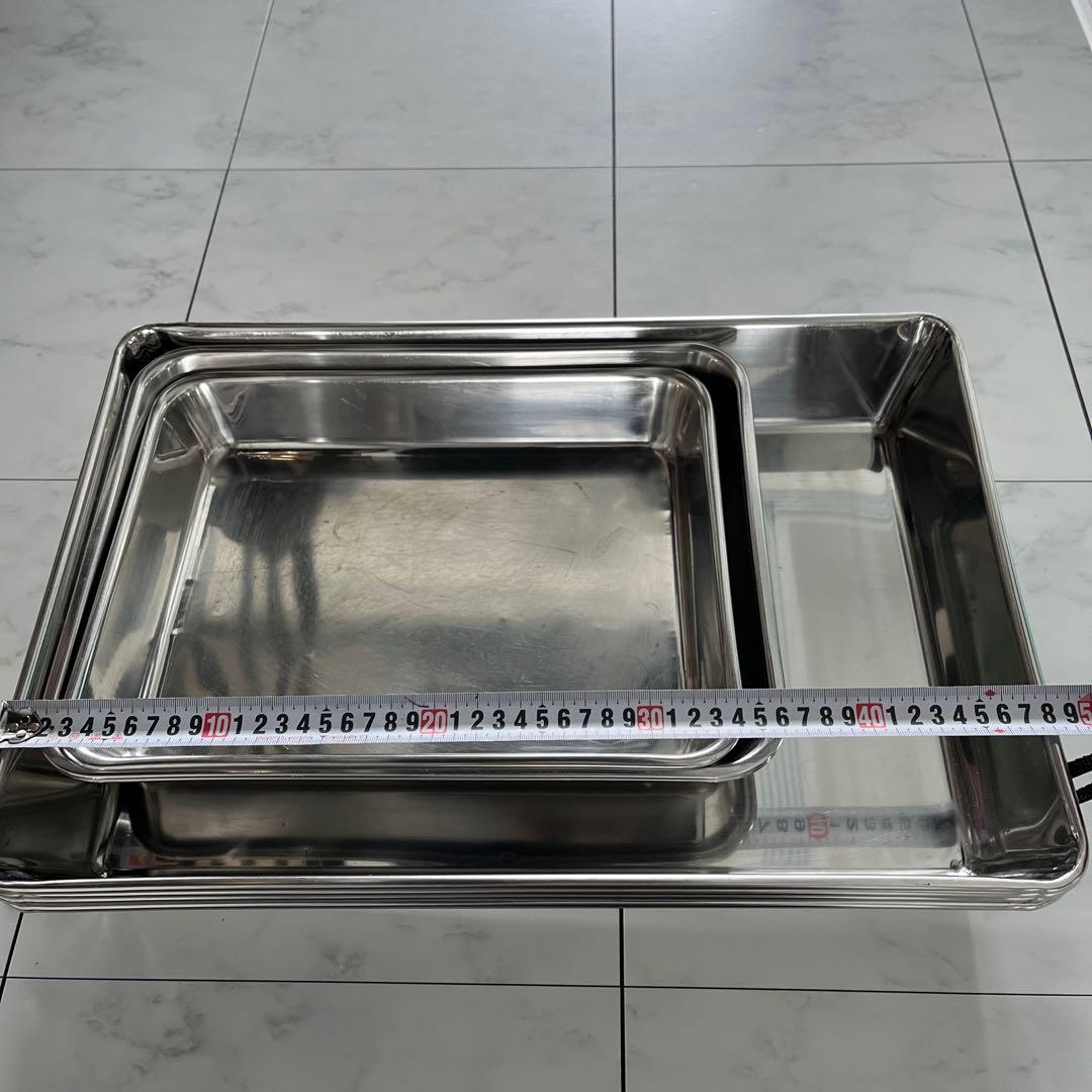 ステンレス製 深型組バット 業務用　まとめ売り