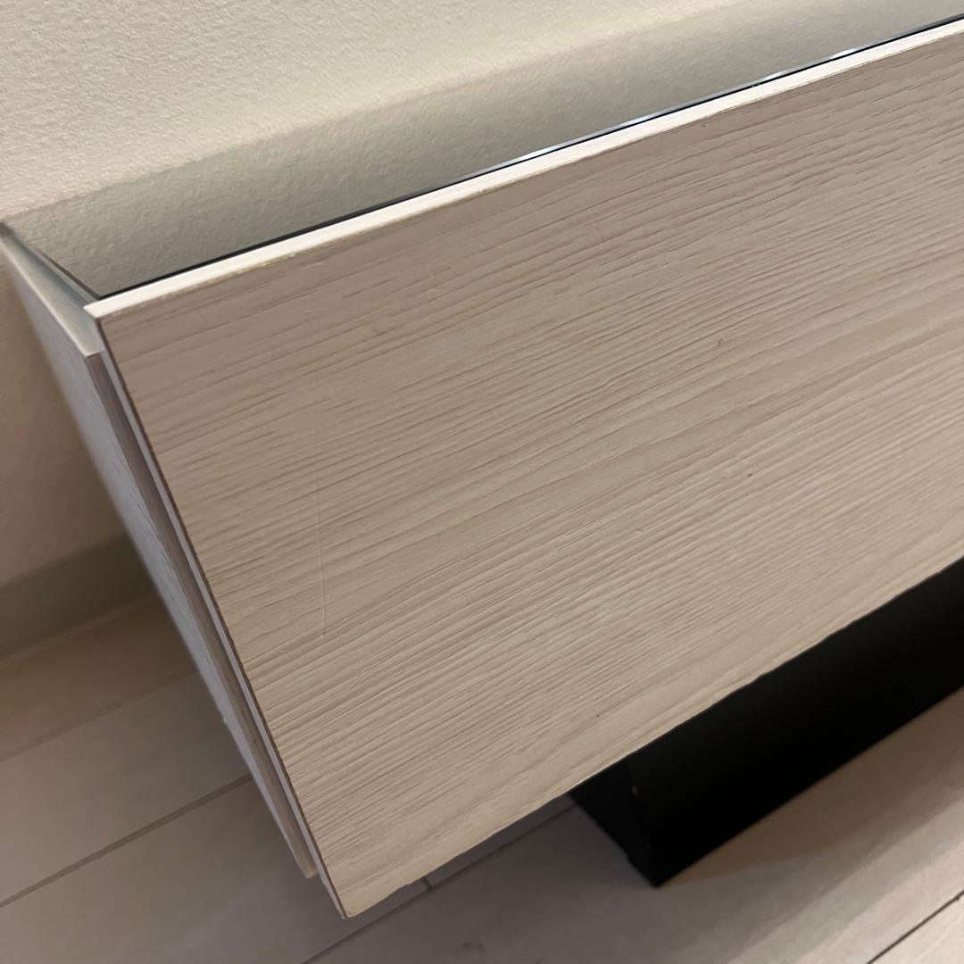 ホワイト木製センターテーブル 日本製