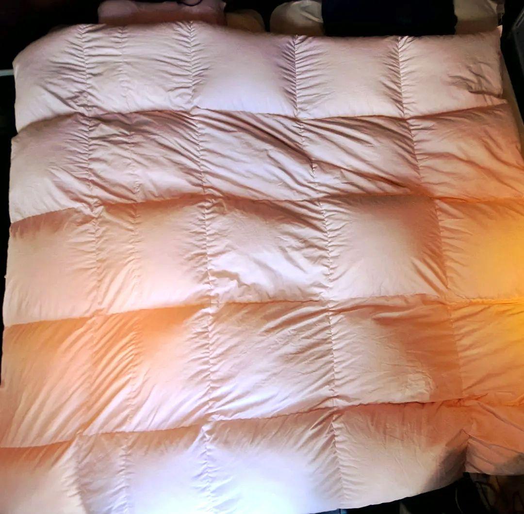 羽毛掛け布団　クィーンサイズ　ダウン93%