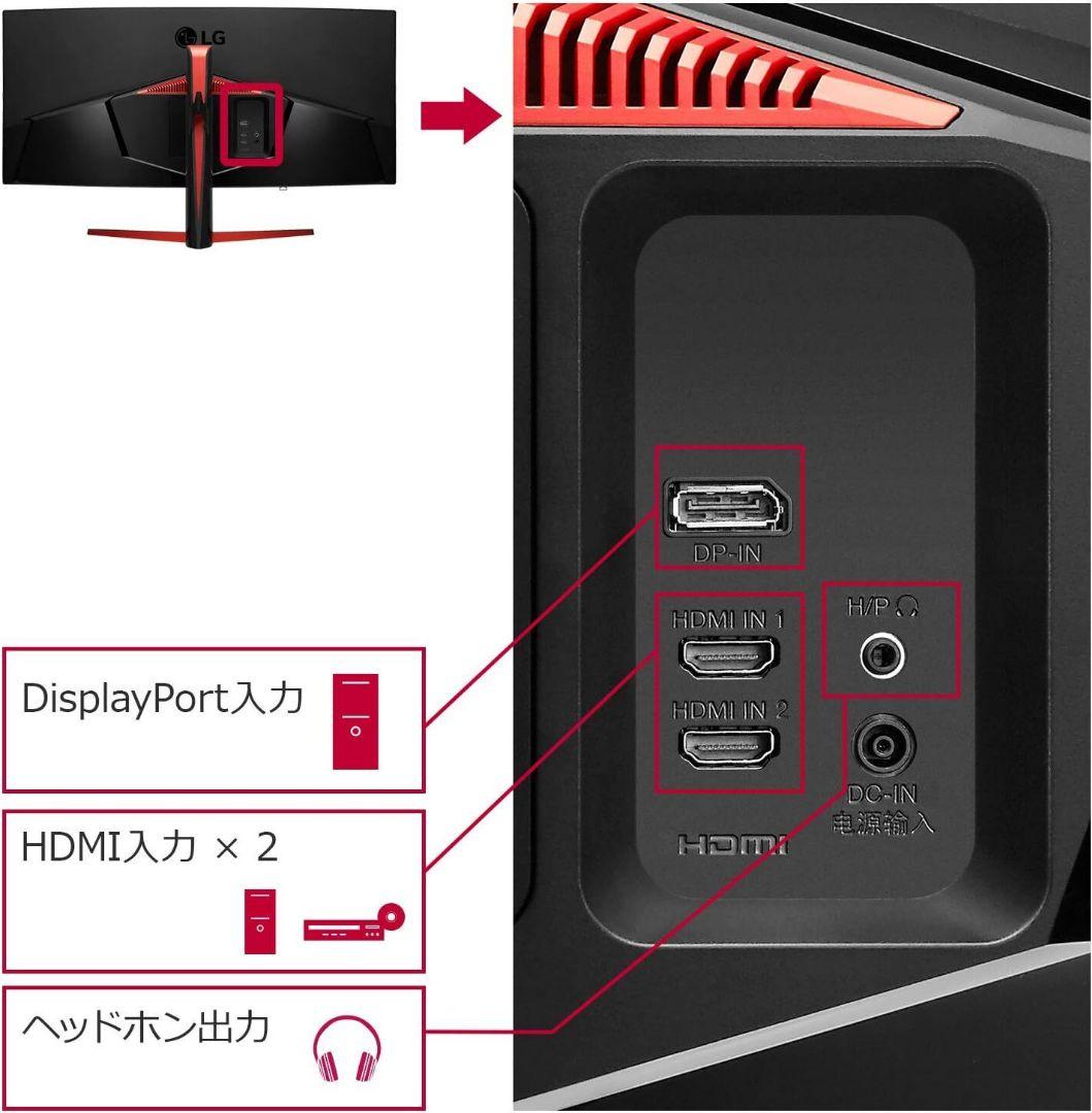 LG ゲーミングモニター 34GL750-B ウルトラワイド/IPS/144Hz