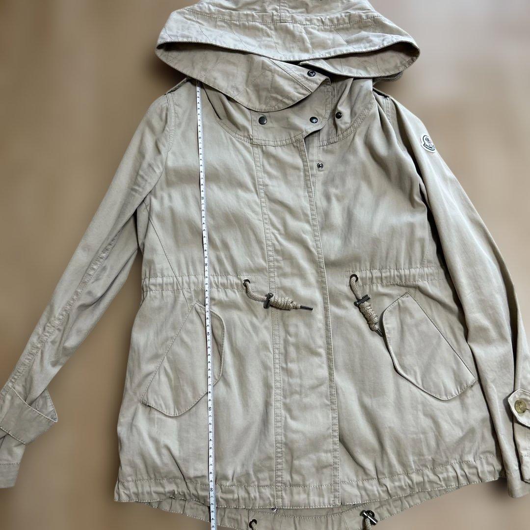 どり　モンクレール　モッズコート　ダウンインナー付きコート