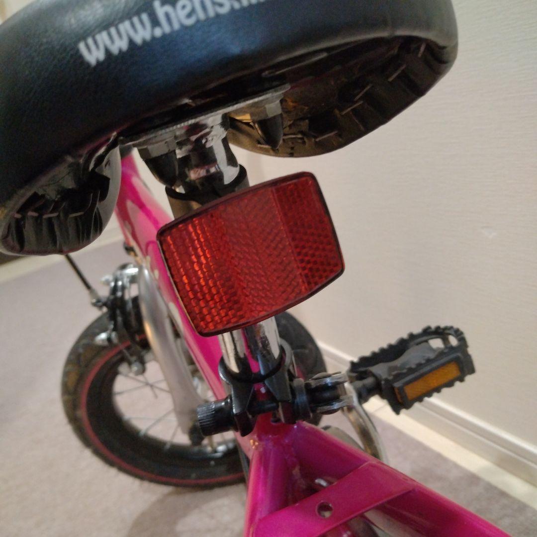 へんしんバイク　ピンク　１２インチ