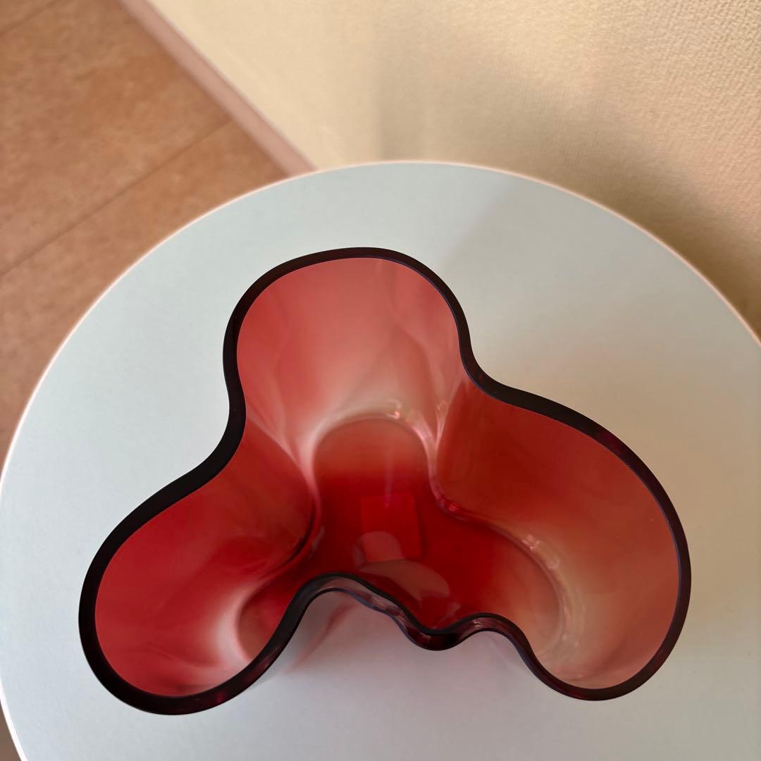 【未使用】イッタラ アルヴァ アアルト ベース クランベリー120