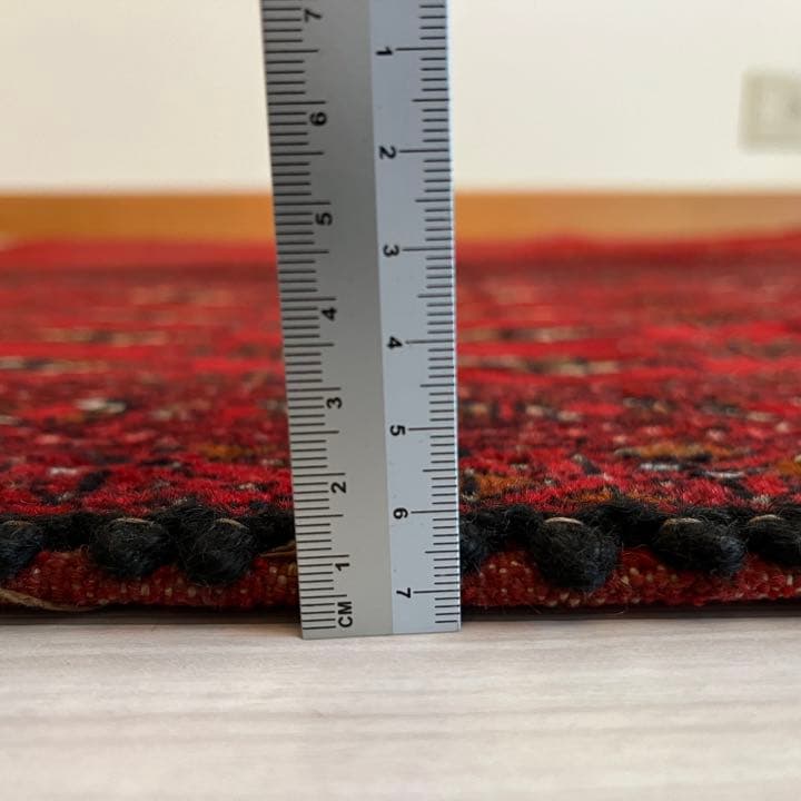 【新品未使用】ペルシャ産　トルクメン絨毯　ハーフ&ハーフ　ペルシャ